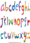 letras de colores